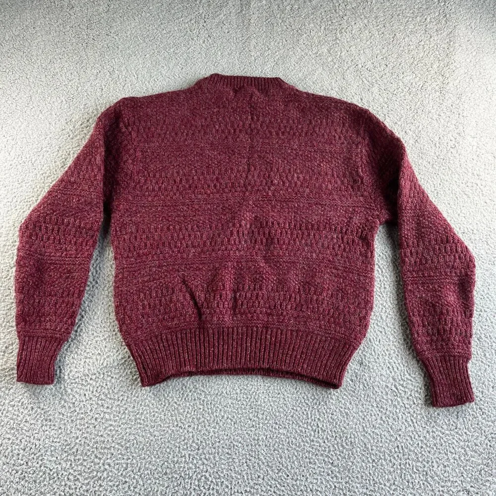 NEW Vintage J. Crew Sweater Mens Extra Large Red Oarsman Shetland Fisherman USA‎
